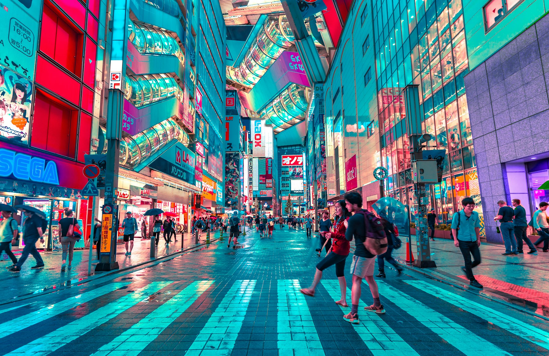 City scene in Japan